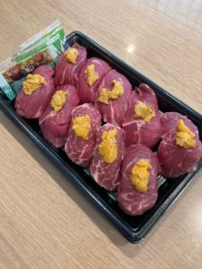 竹葉　別府の隠れ家的　肉寿司の店　コールドハム知ってる？